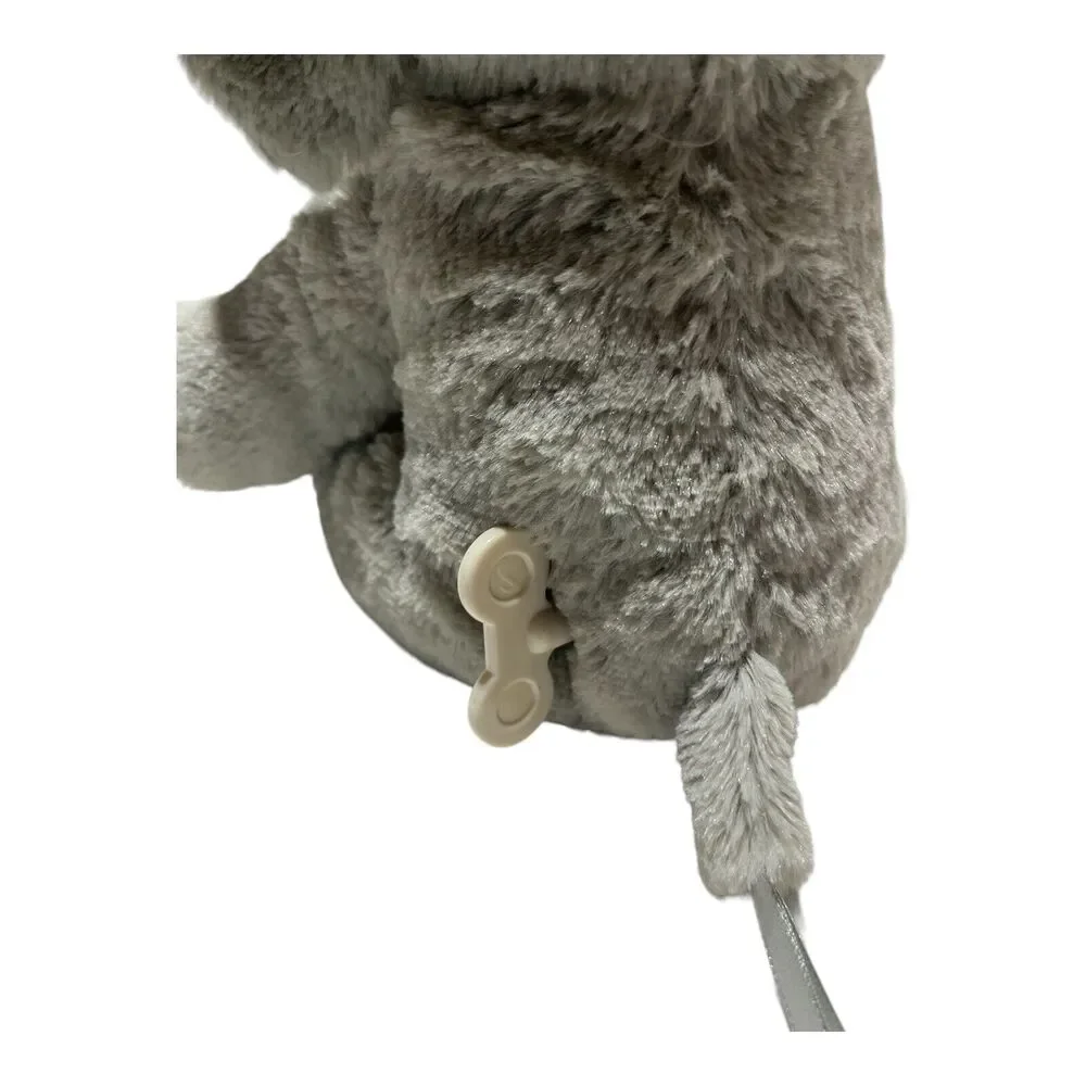 Carters Just One You Plush Elephant Musical Wind Up Musical Gray Striped Ears